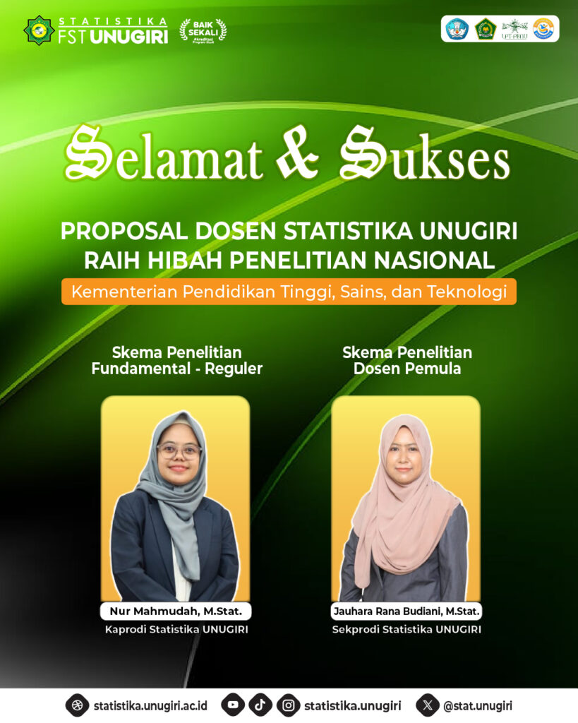 Dosen Statistika UNUGIRI Raih Hibah Penelitian Nasional dari BIMA Kemdiktisaintek